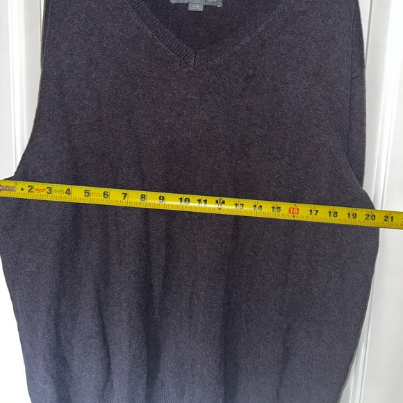 Eddie Bauer Cotton Cashmere V Neck Sweater Dark Gray Men’s XL - Picture 7 of 8